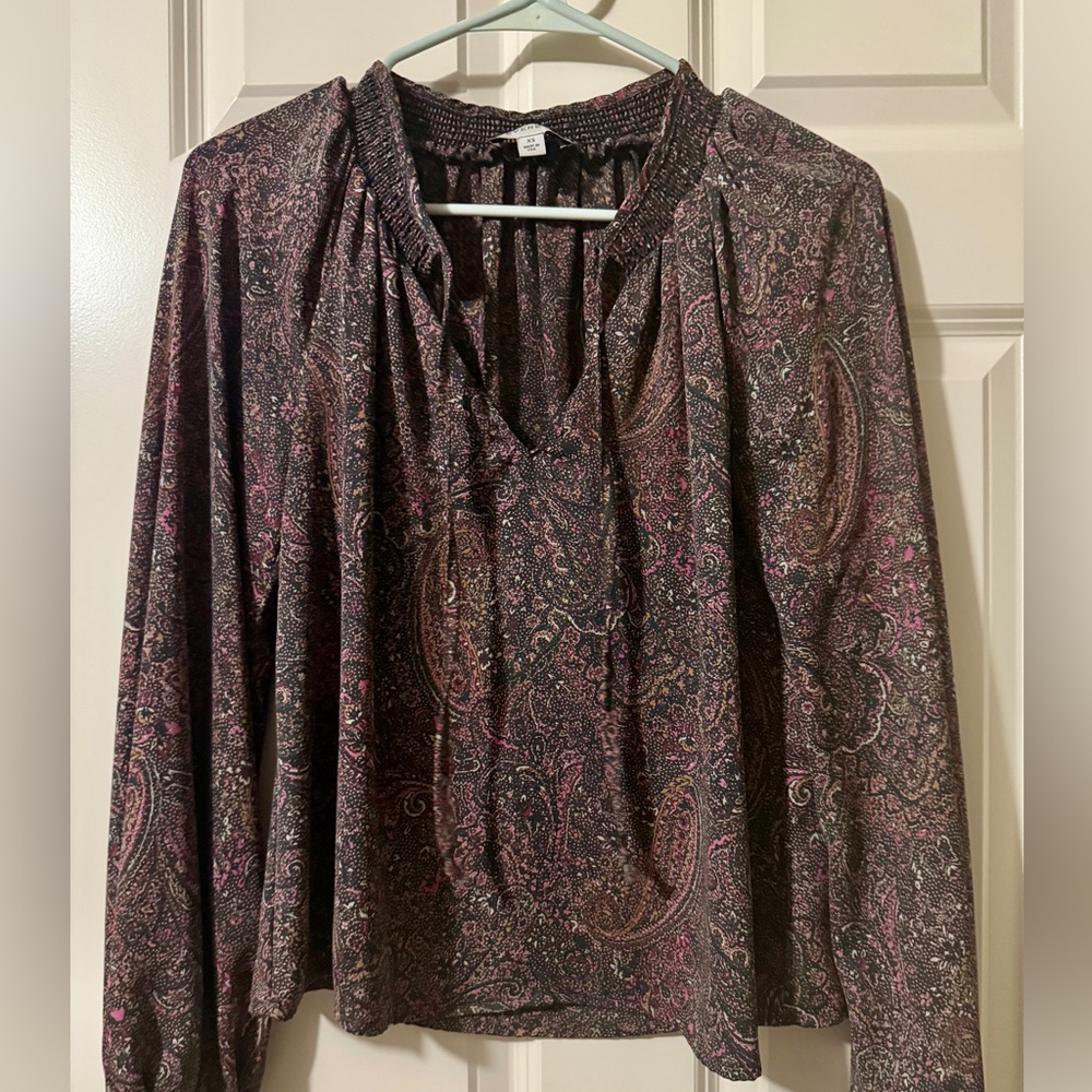 Evereve Paisley Blouse